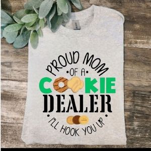 Girl scout mom shirt cookie dealer humor cute popular trending girl scouts